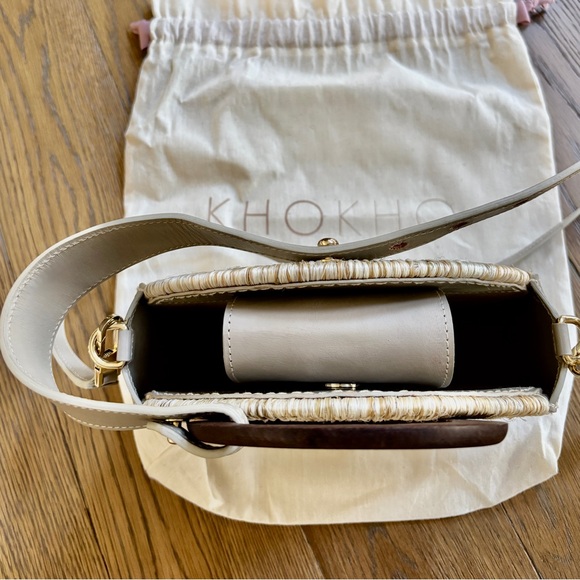 Khokho Mini Letta Leather-Trimmed Circle Bag - Picture 15 of 15